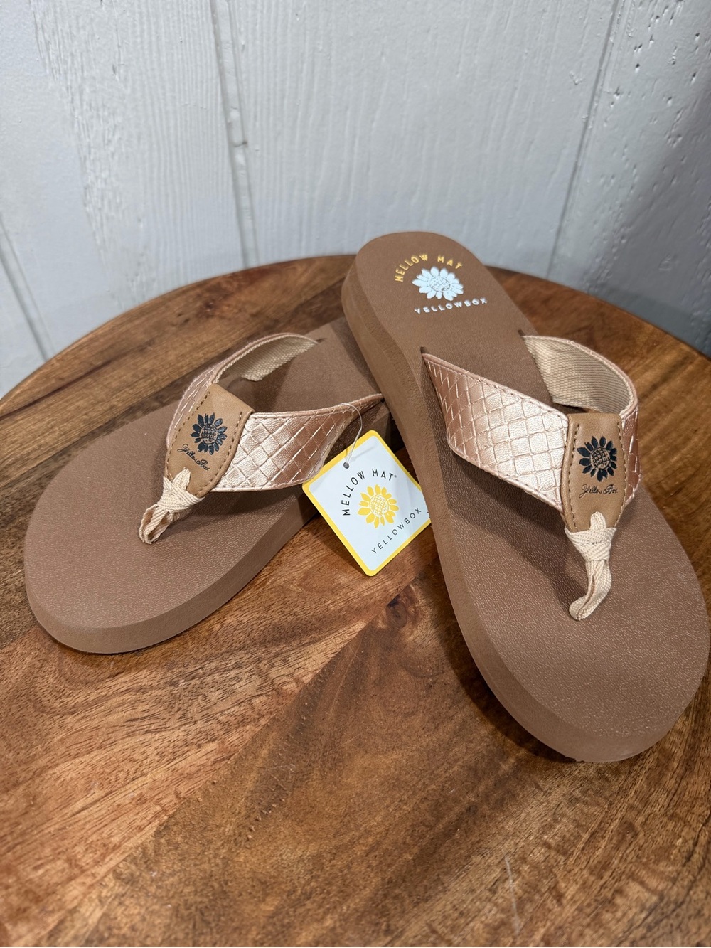 Yellowbox Mellow Mat Quilted Strap Flip Flops